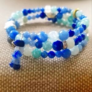 Handmade Memory Wire Bracelet